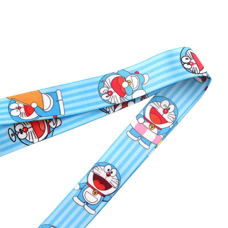 K194 Doraemon Робот Кот шнурок телефон веревочные брелоки для ключей ID карты ремешки