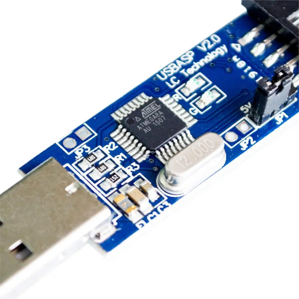 Программатор USBASP USBISP AVR USB ISP ASP ATMEGA8 ATMEGA128 поддержка Win7 64K | Электронные компоненты и