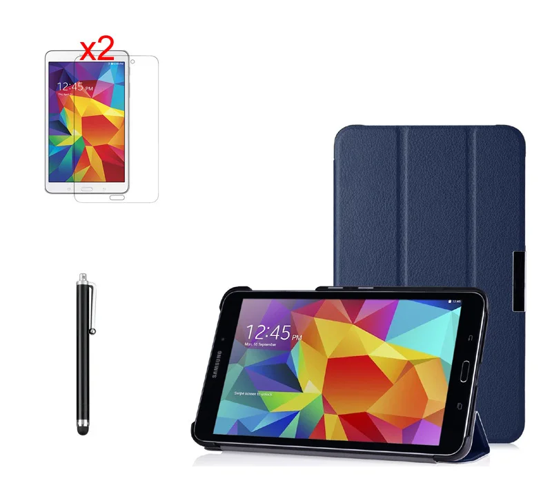 Легкий кожаный чехол для планшета с функцией автоматического пробуждения/сна + 2