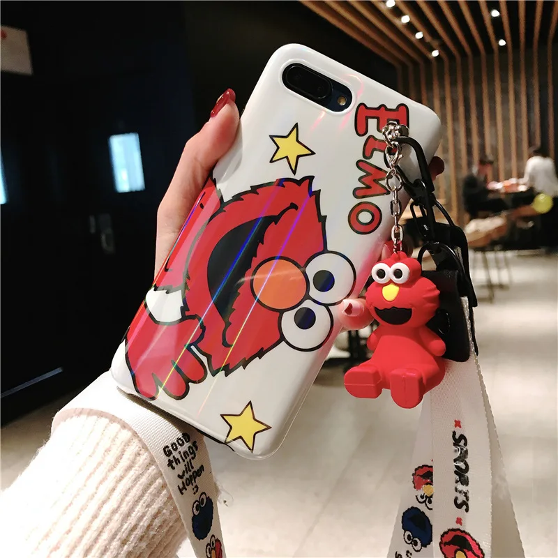 as the picture Для huawei p20 pro Чехол для печенья, милый уличный чехол с кунжутом для huawei mate 20 20X10 pro honor10 nova чехол с мультяшным рисунком+ ремешок - Цвет: as the picture