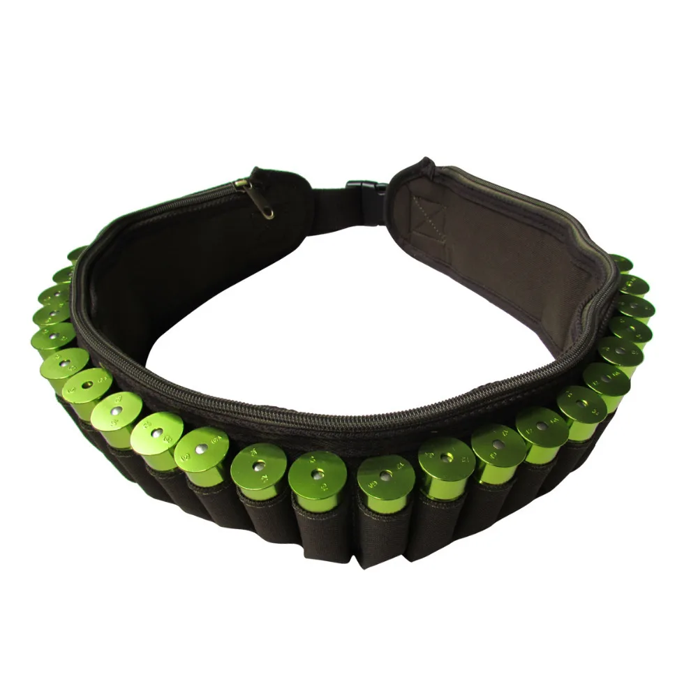 

Classic Pouches Waist 24 Pcs 12GA No.12 Round 112*8.5CM Bullet Bags Nylon Bandoliers Belt Hunting Hunter Tourbon