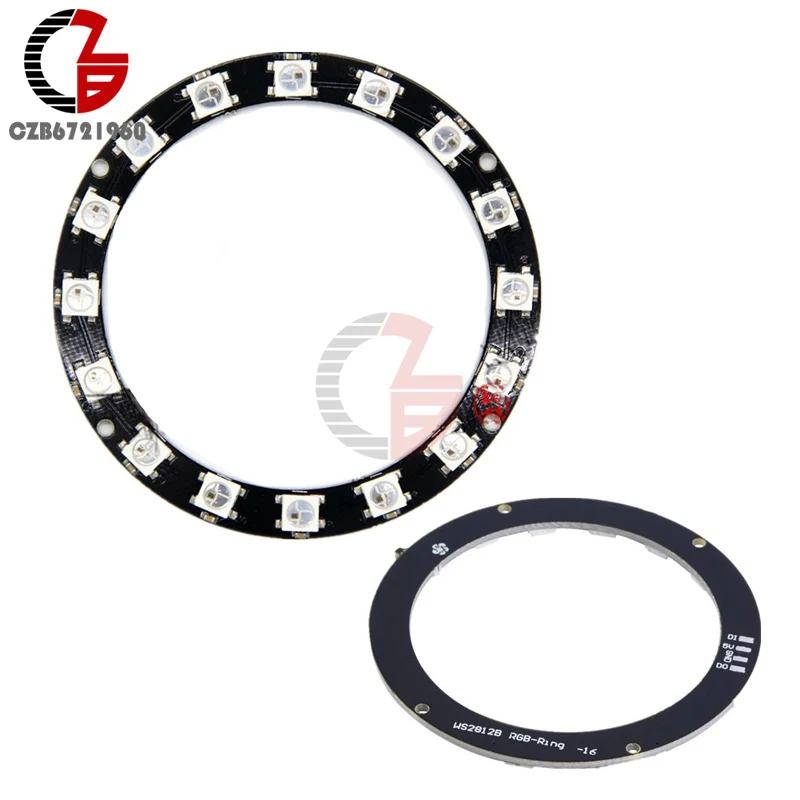 Светодиодный RGB Ring 16 бит WS2812 5050 светодиодный + интегрированная плата разработки