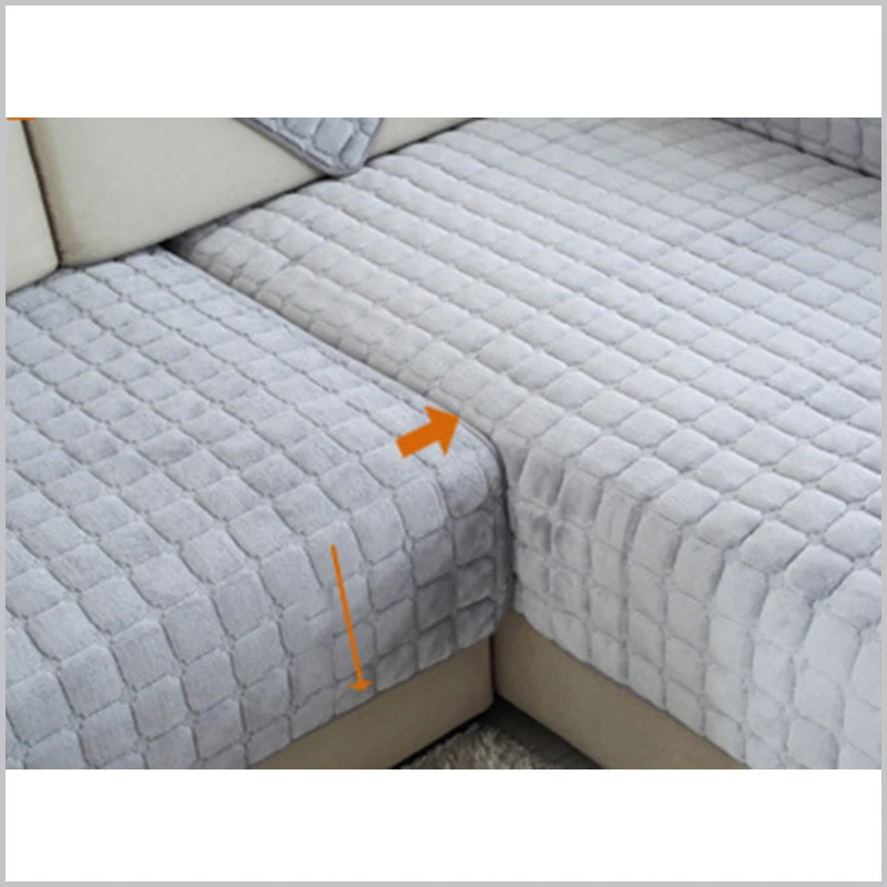 Толстый фланелевый диван подушки Европа современный крышка модные плюшевые