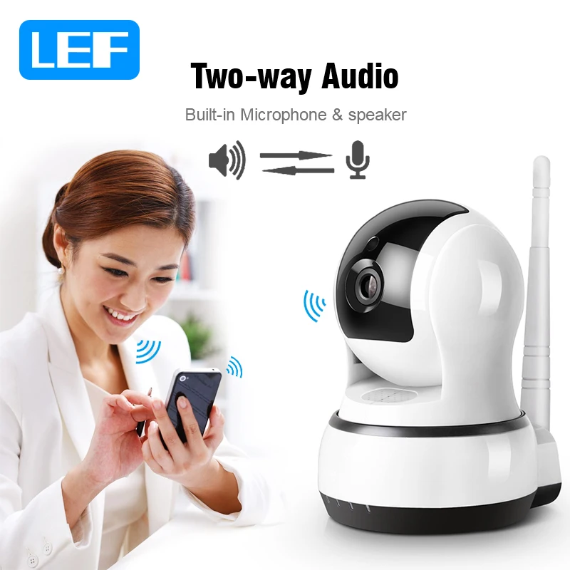 LEF C3 720P Беспроводная ip камера ночного видения домашняя видеонаблюдения wifi IP Cam