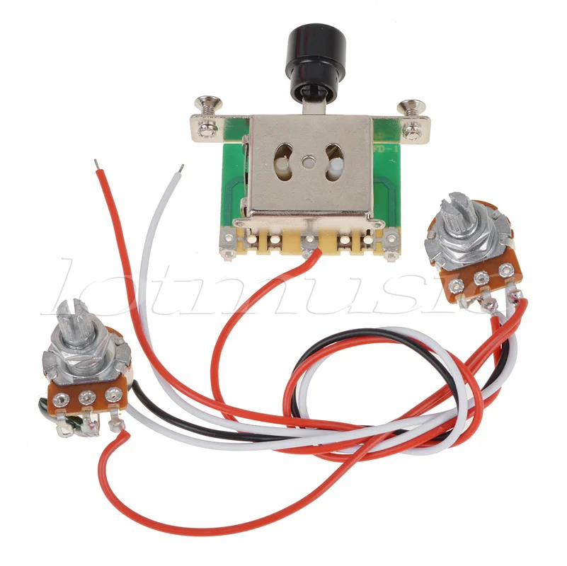 Жгут проводов для гитары 250 к 3 ходовой переключатель|guitar wiring harness|guitar wireswitch for guitar |
