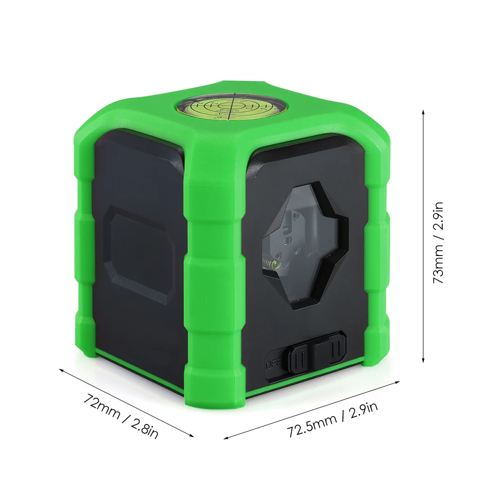 Профессиональный миниатюрный лазерный уровень с 2 линиями нивелир пересечением