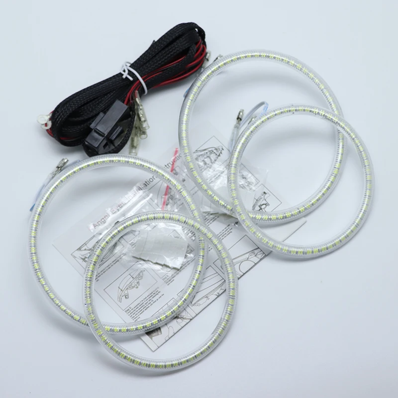 Для Hyundai Sonata 2002 2003 2004 2005 ультра яркий SMD белый светодиодный ангельские глазки 2600LM