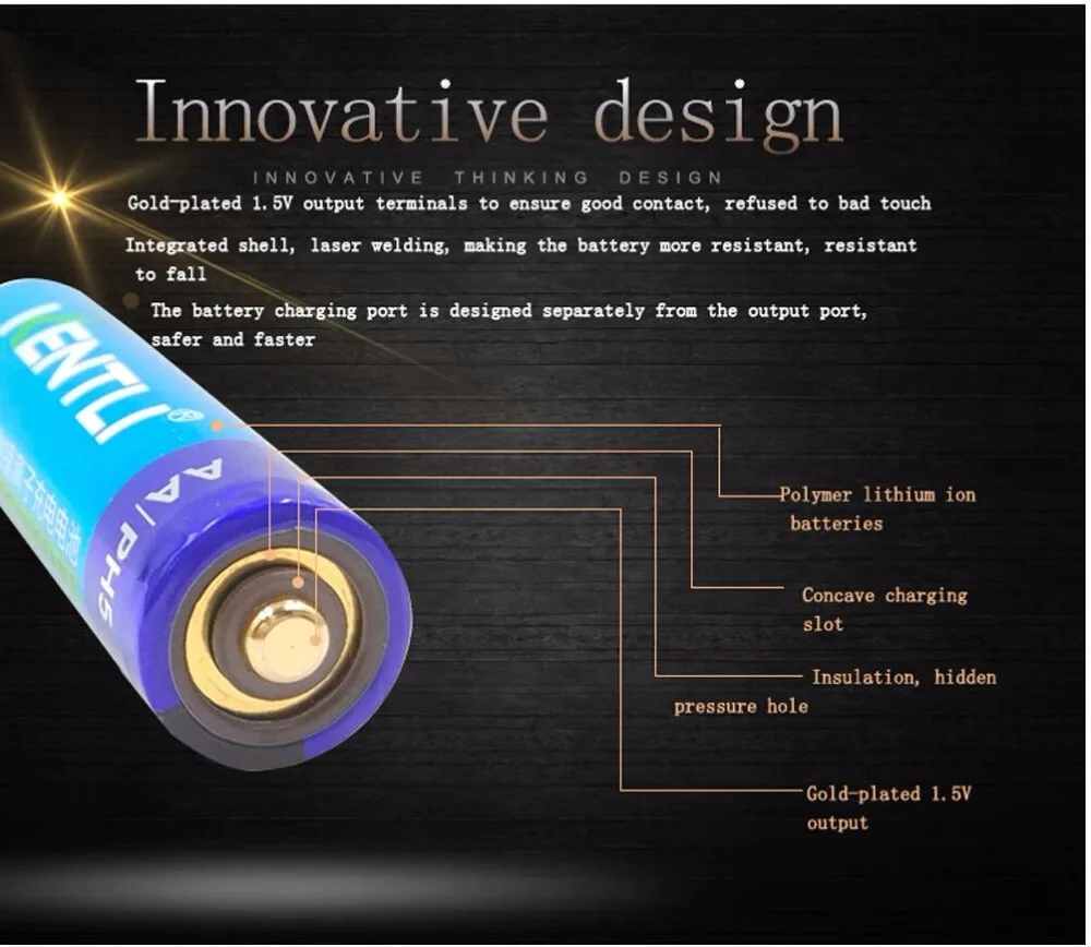 1 шт 1180mWh литиевые 5 v aaa литий ионные аккумуляторные батареи|rechargeable battery|battery abattery