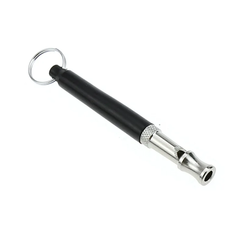 Dog Training Nickel-Plated Ultrasonic Whistle Whistling Tube with Key Ring Gadget 0.9*8cm W8387 | Дом и сад