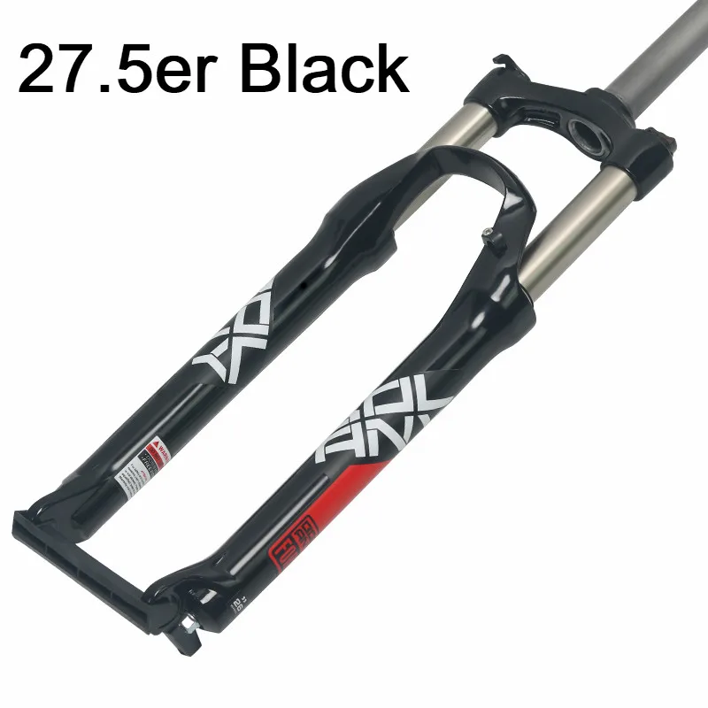 27.5er Black Bolany Новинка 26/27. 5/29er MTB полностью из алюминиевого сплава Механическая вилка подвеска Пружинная Вилка амортизирующая для велосипедных аксессуаров - Цвет: 27.5er Black