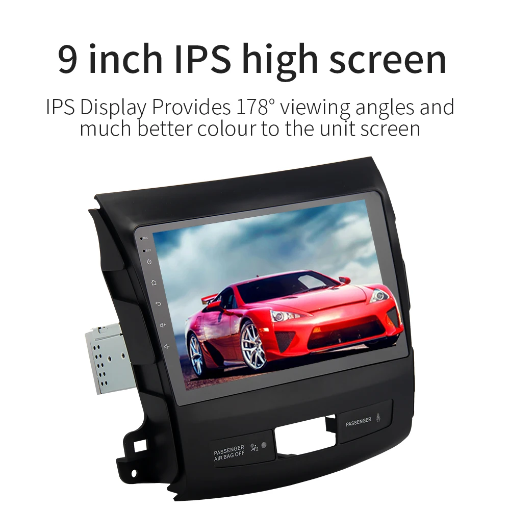 Автомобильный мультимедийный проигрыватель плеер с 9 &quotIPS экраном Android 10 0 GPS