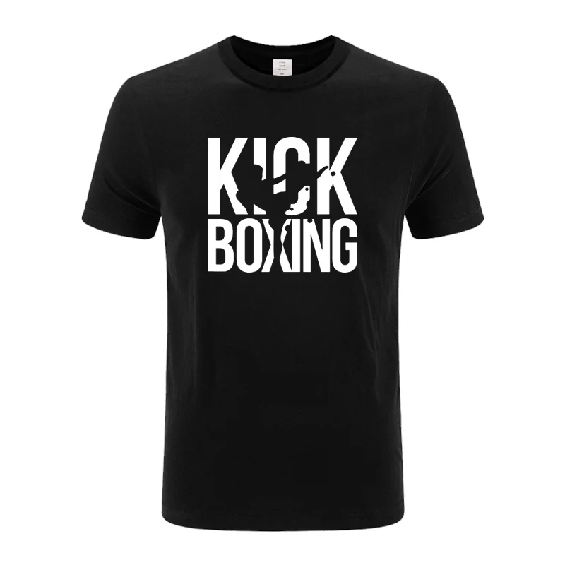 Мужская футболка с коротким рукавом для кикбоксинга Muay ThaiBoxing хлопок дышащая