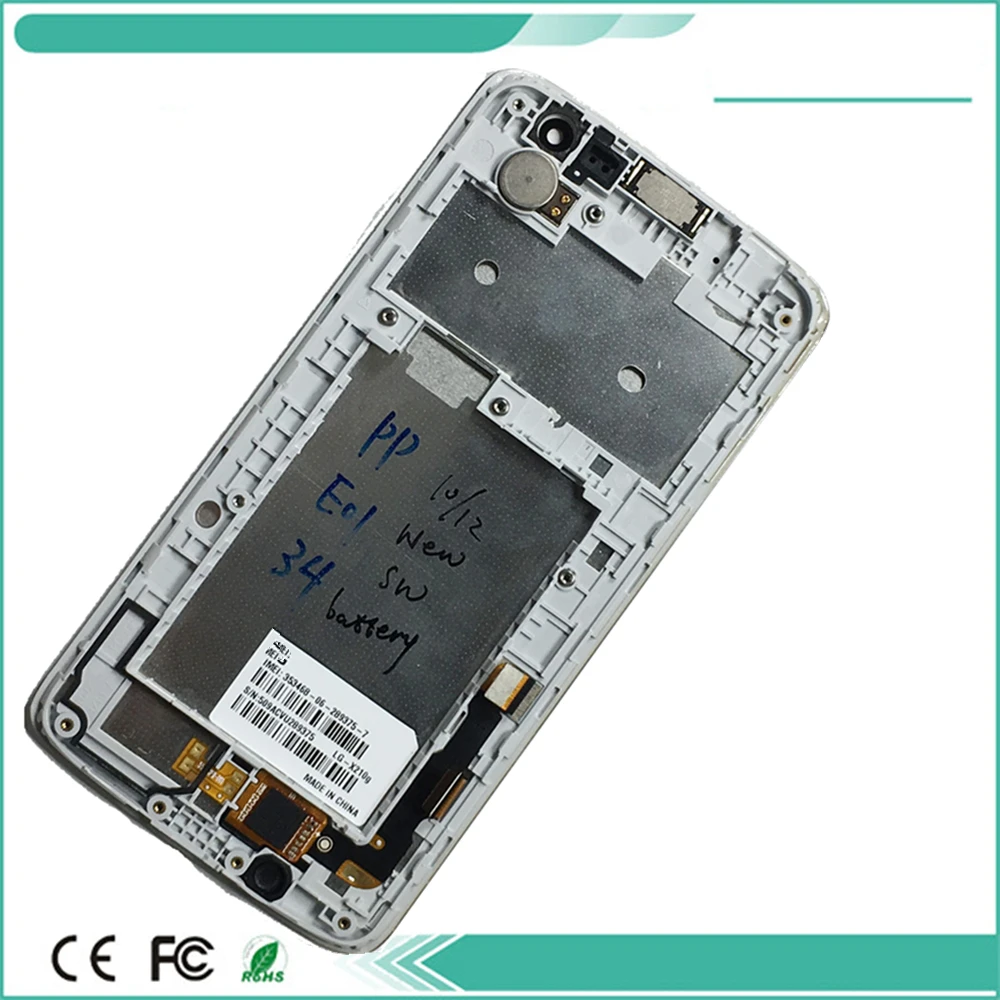 Полный ЖК дисплей для Lg K7 X210 Дисплей с кодирующий преобразователь сенсорного