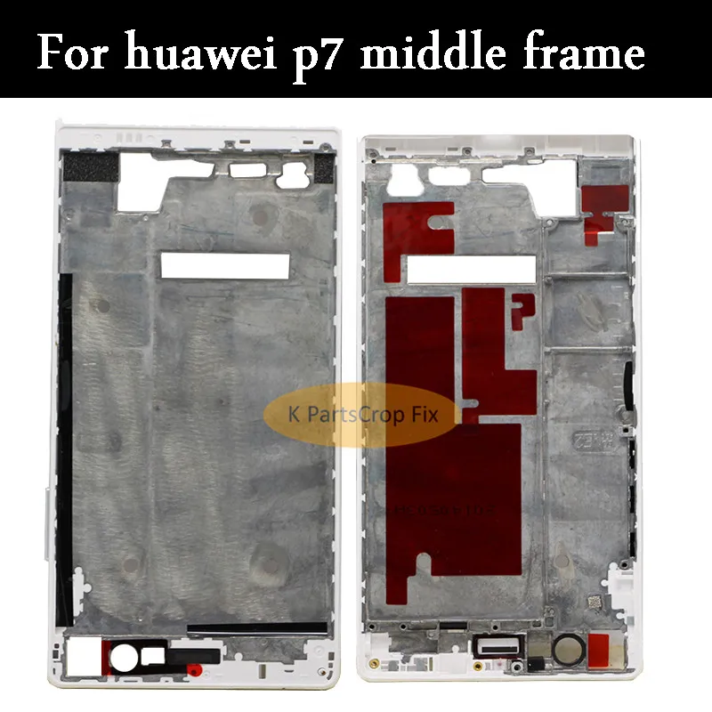 Для Huawei Ascend P7 средняя рамка пластина Лицевая панель Корпус Крышка ЖК с боковой
