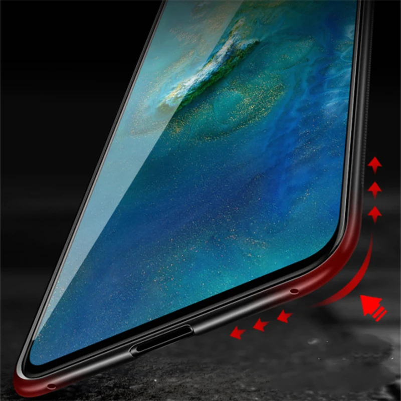 Стеклянный чехол Aixuan для Huawei Mate 20 Pro 20X с рисунком из закаленного стекла