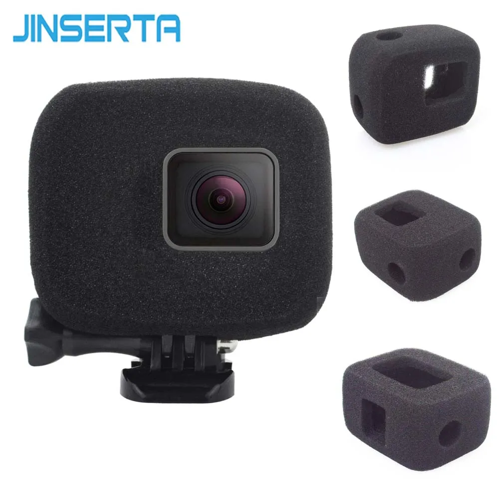 JINSERTA губка лобовое стекло для Gopro Hero 7 ветер Slayer(пена ветровое стекло) лобовое стекло Крышка для Gopro Hero 6 Hero 5