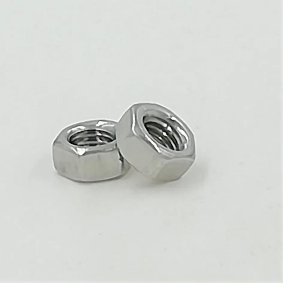 

50-100pcs/lot Metric thread DIN934 M2 M2.5 M3 M4 M5 304 Stainless Steel Hex Nuts