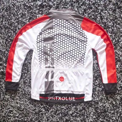 PHTXOLUE с длинным рукавом Велоспорт Комплект Mtb трикотаж велосипед одежда Ropa Ciclismo зима термальность флис велосипедная форма для мужчин