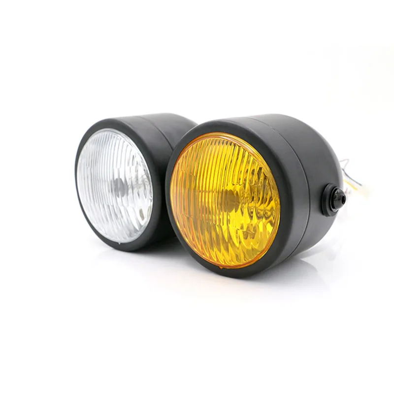 Новая черная двойная фара для мотоцикла мотокросса уличный велосипедный