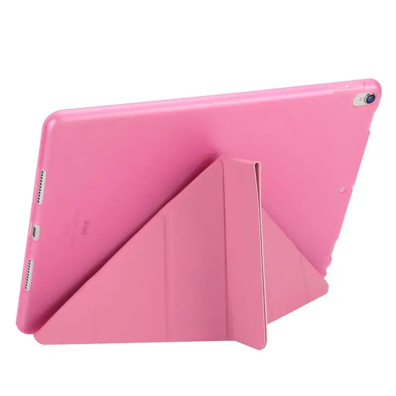 XSKEMP для iPad mini 2 3 7 9 &quotмягкая ТПУ Силиконовая задняя смарт крышка флип раза Стенд