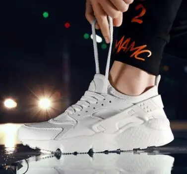 2018 дышащая мужская обувь Белые спортивные мужские кроссовки Zapatos Corrientes De Verano