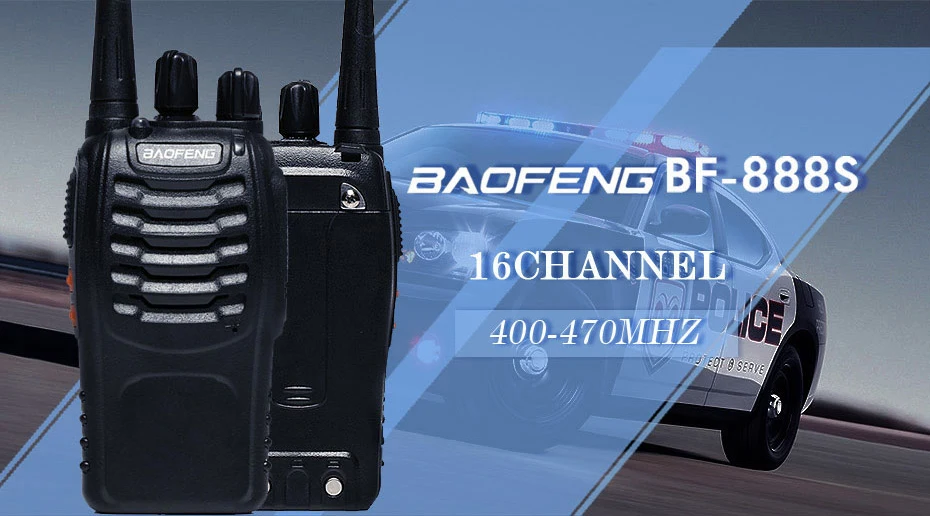 2 шт Baofeng 888s портативная двухсторонняя рация 400-470MHz UHF радио Comunicador для baofeng BF-888S