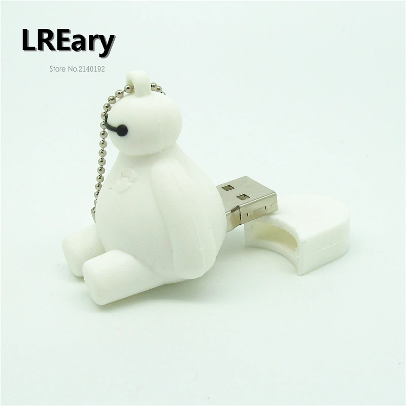 Милый Big hero Baymax робот флэш-накопитель usb флеш-накопитель персонализированные мини