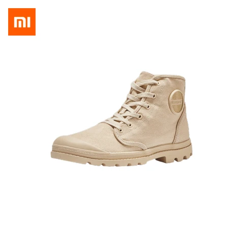Xiaomi mijia Uleemark уличная высокая рабочая обувь парусиновая обувь Нескользящая износостойкая шина подошвы походная обувь смарт