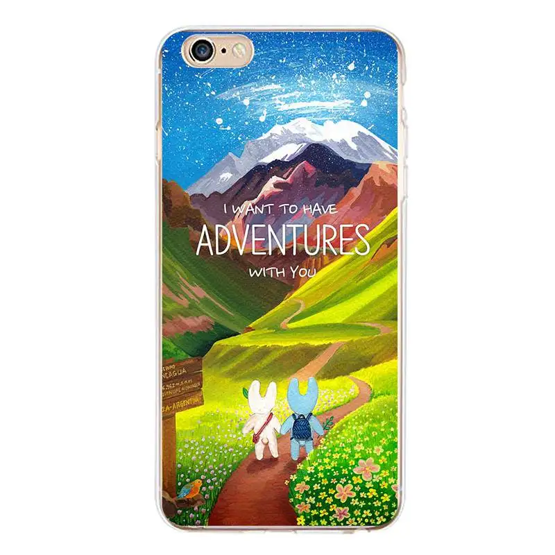 Мягкий прозрачный чехол из ТПУ для iPhone 4/4S 5 5S 6 6plus 7 8plus x Chili с изображением тигра