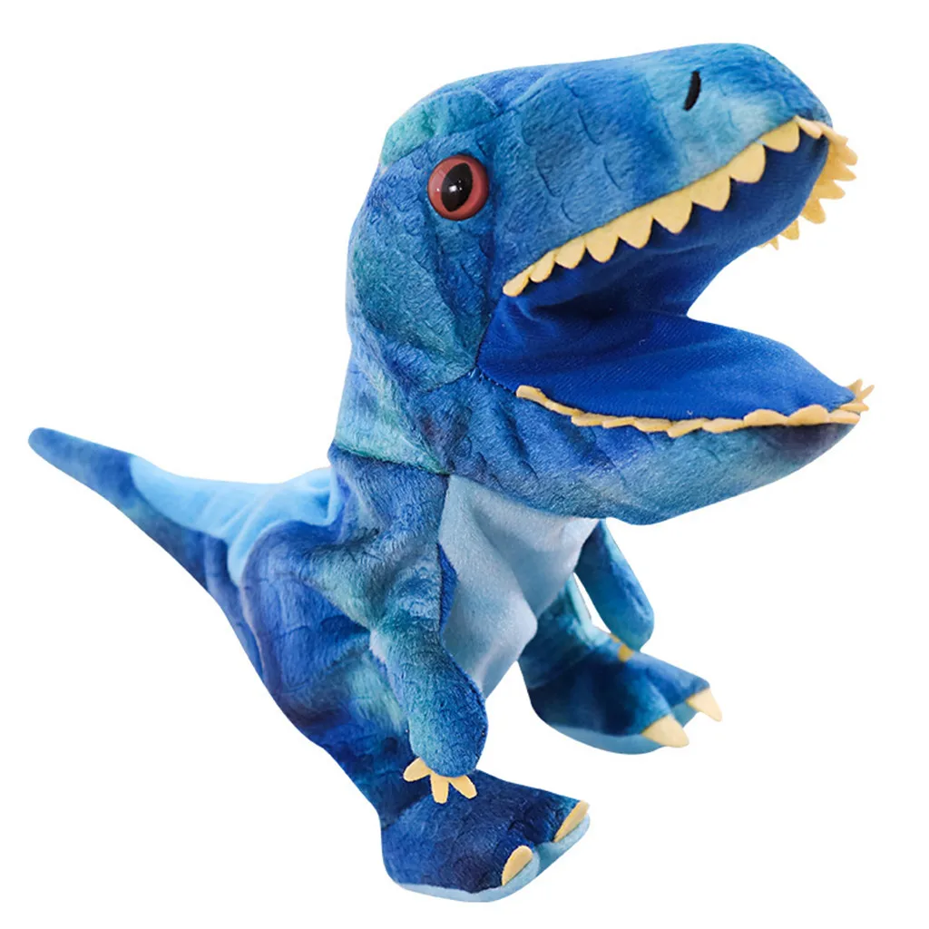 

Animal hand puppets Dinosaur hand puppet mouth for kids Plush Children Toy Model Gift L617