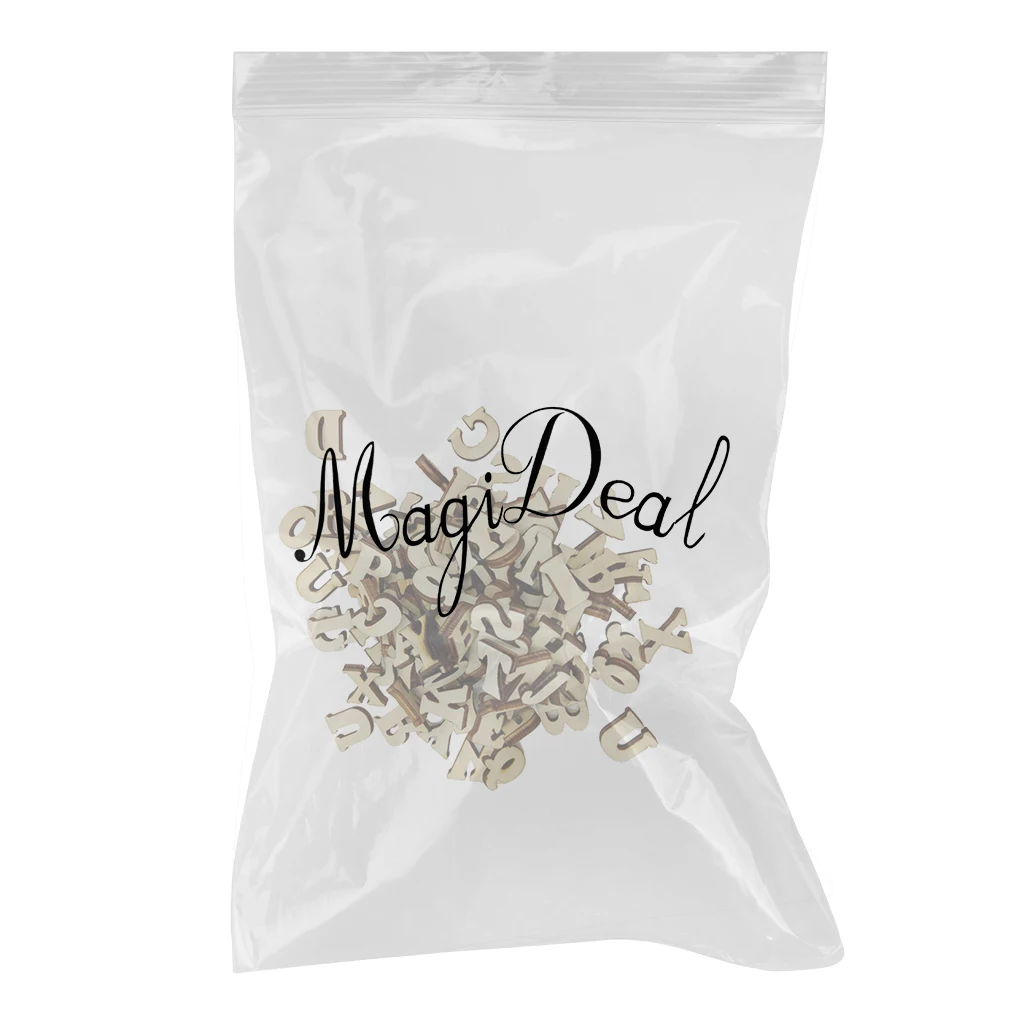 200 штук A-Z букв алфавита деревянные украшения для скрапбукинга поделки | Дом и сад