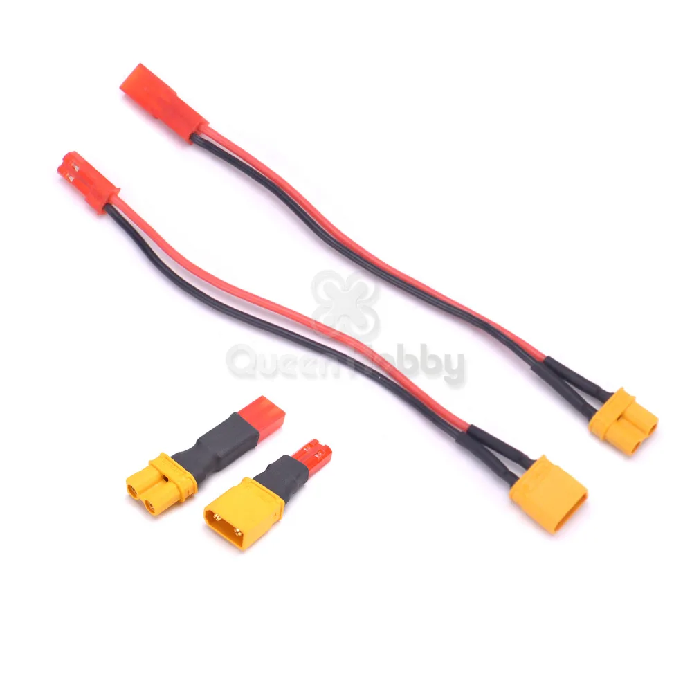 

2S 7.4V Lipo Battery Adapter Connector XT30 XT30U to JST Male Female Plug For RC Battery Models Spare Parts Accessories
