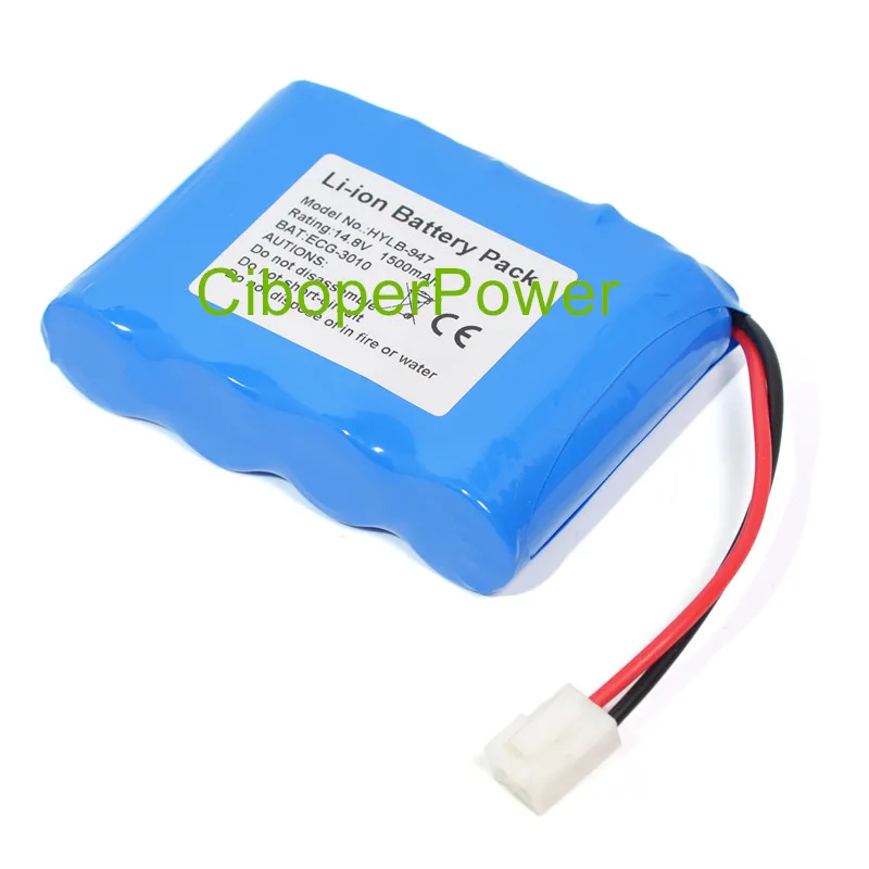 High Quality For HYLB-947 ECG-3010 Battery | Replacement ECG Vital Signs Monitors Компьютеры и офис