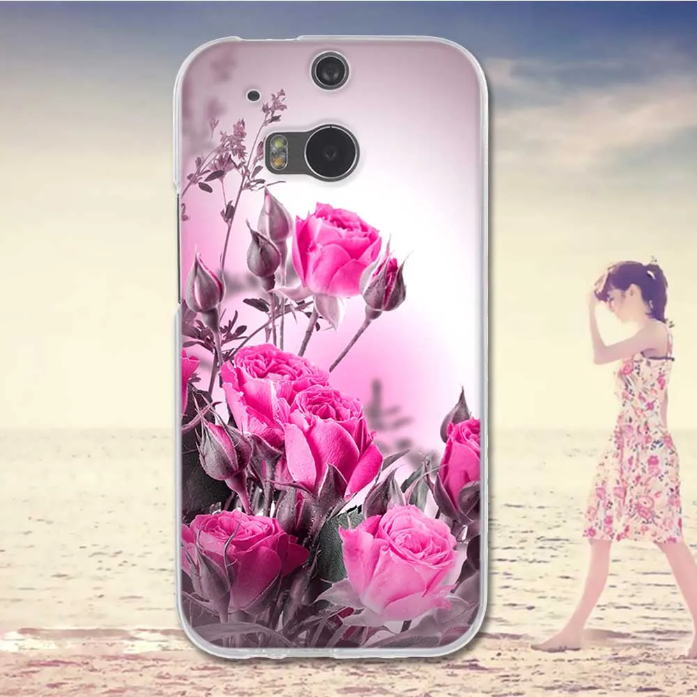 Luxury Case for HTC One M8 Soft Silicon Phone For M8S Cartoon TPU Pattern Full Protective Cover |