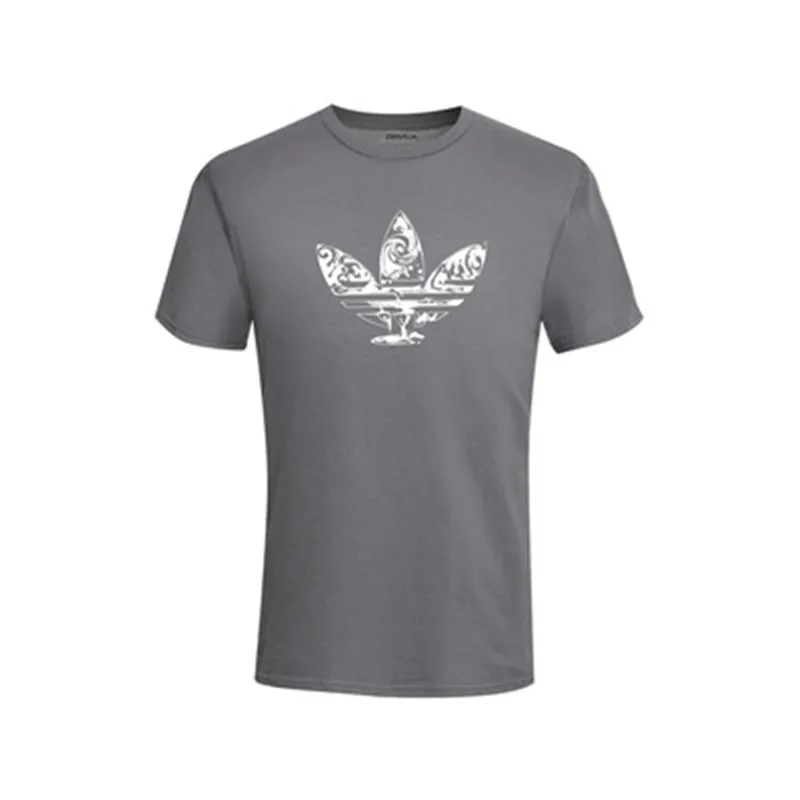 2018 летняя Хлопковая мужская футболка новейший ADI логотип принт Модная брендовая