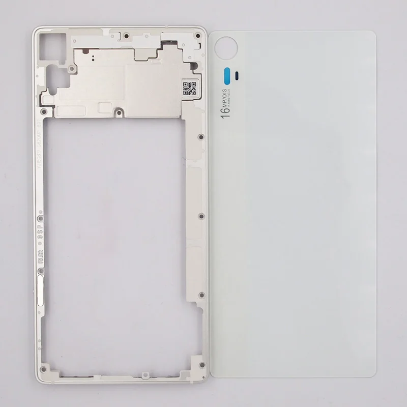 Новая алюминиевая средняя рамка BaanSam Стеклянная Крышка батарейного отсека