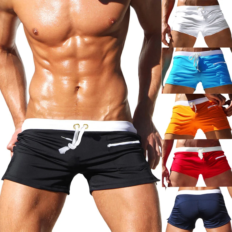 Summer New Fashion Quick Dry Clothing Men's Casual Shorts Household Man G Pocket Straps Inside Trunks Beach | Мужская одежда