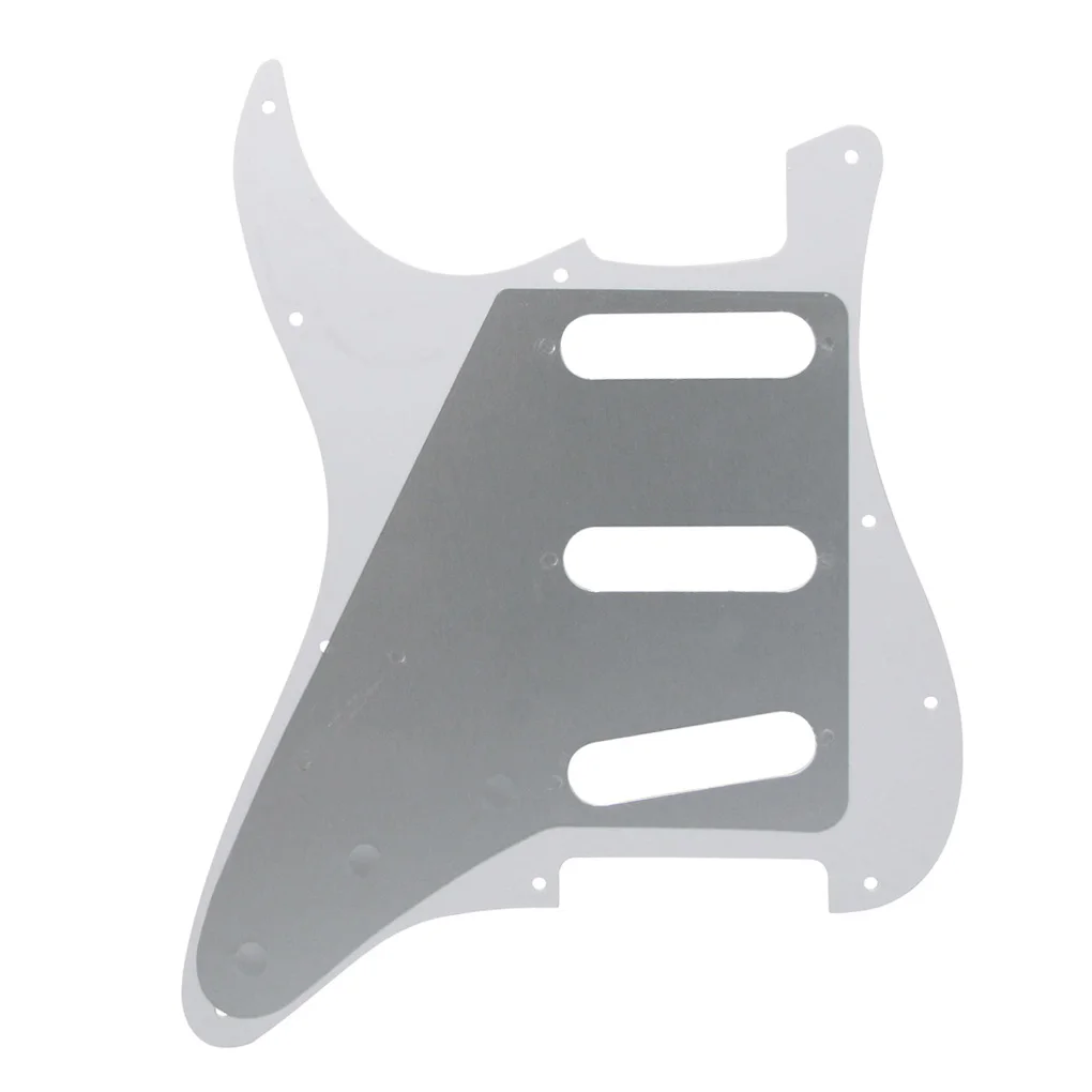 Новый набор из 11 отверстий SSS Strat Pickguard закрытые крышки пикапа 2T1V ручки