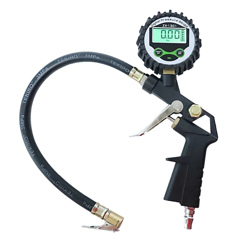 Digital Air Tire Pressure Inflator Gauge Car Truck Vehicle Motorcycle Pistol Lcd Dial Meter Tester | Автомобили и мотоциклы