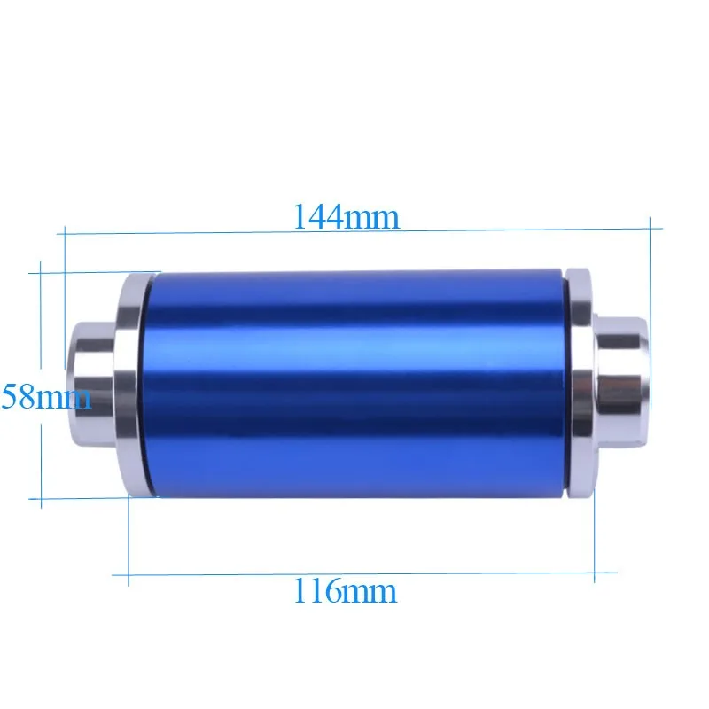 Универсальный алюминиевый топливный фильтр с высоким потоком для раллийных