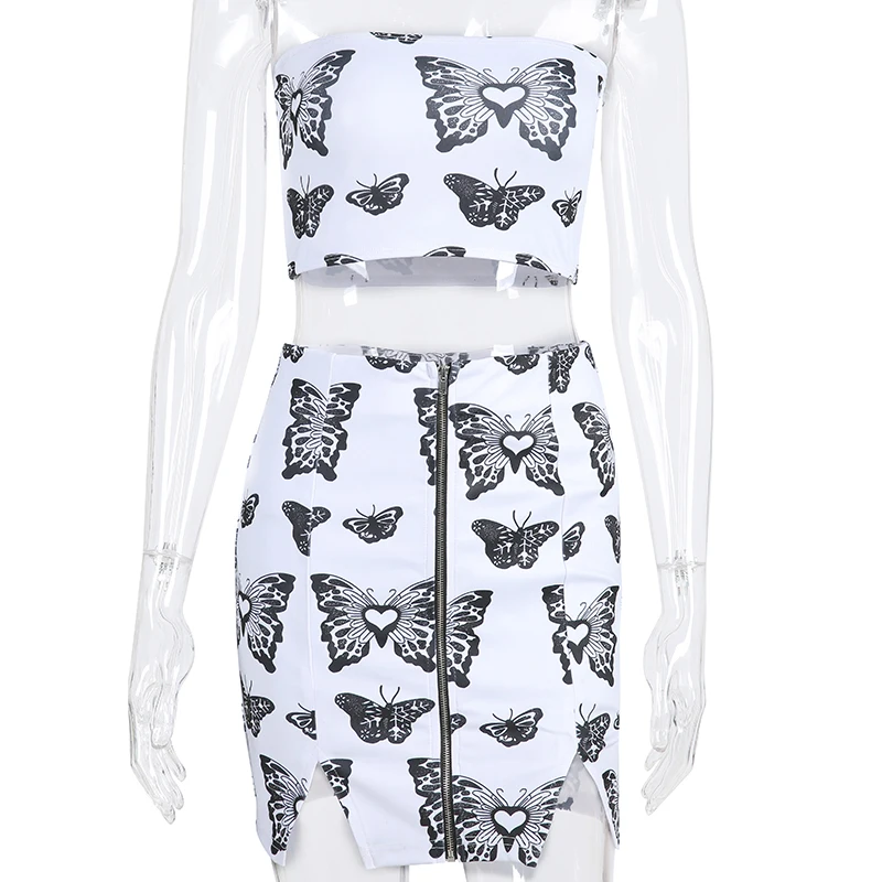 2019 летний укороченный топ без рукавов для женщин бретелек бабочка бандо с