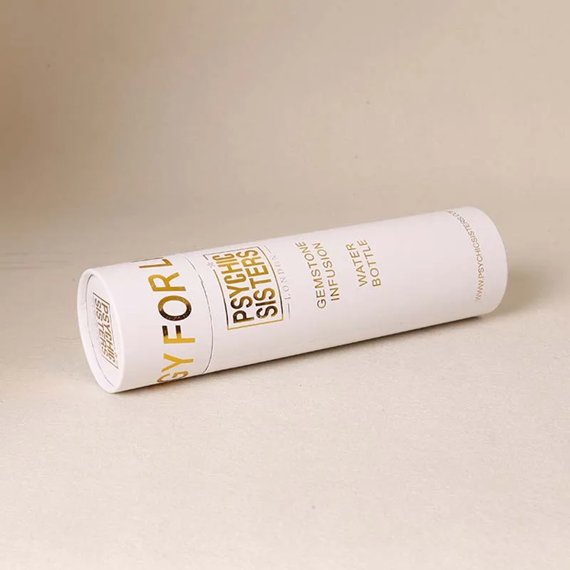 500 шт./лот, роскошная косметическая упаковка с логотипом goil foil, подарочные бумажные круглые коробки, карта, цилиндр