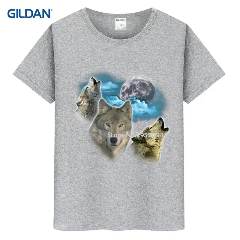 Волк Животных 2017 модные футболки для мужские летние интернет-магазины Мужская