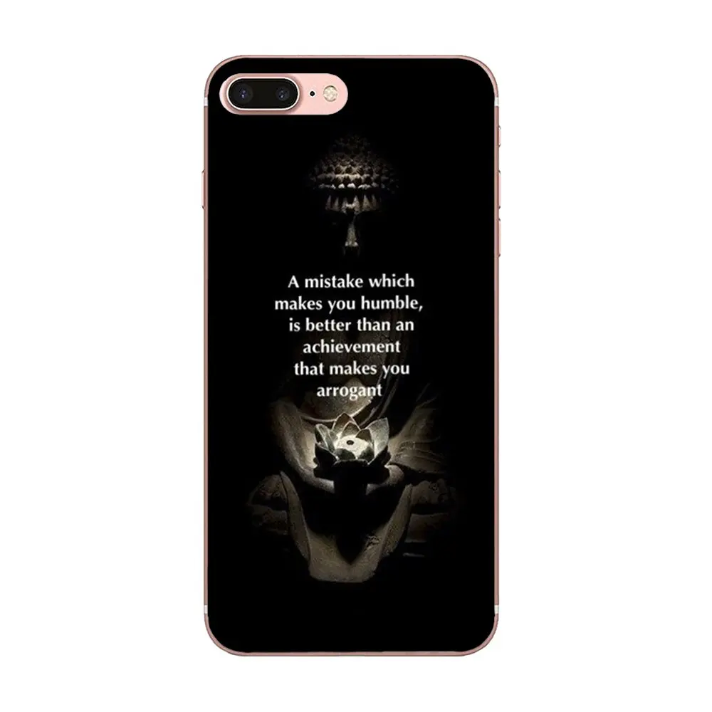 Для Apple iPhone 4 4S 5 5C 5S SE 6 6S 7 8 Plus X XS Max XR мягкие чехлы из ТПУ будда|Бамперы| |