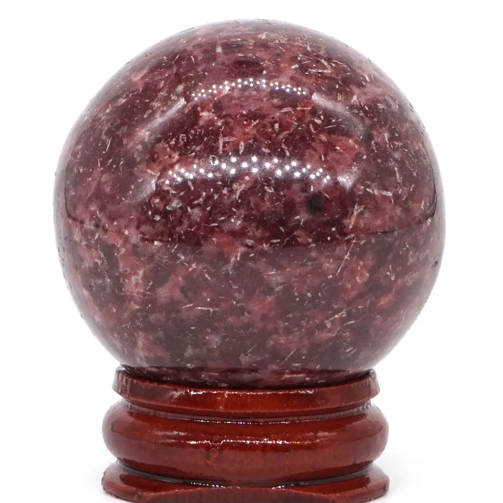 Шар из натуральной яшмы с красными пятнами шар натурального минерального кварца