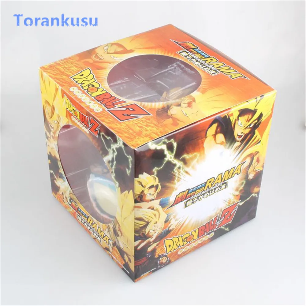 Dragon Ball Z фигурки Супер Saiyan Son Goku &amp Gohan отец с Shock Wave ПВХ Figma кукла Аниме Фигурки