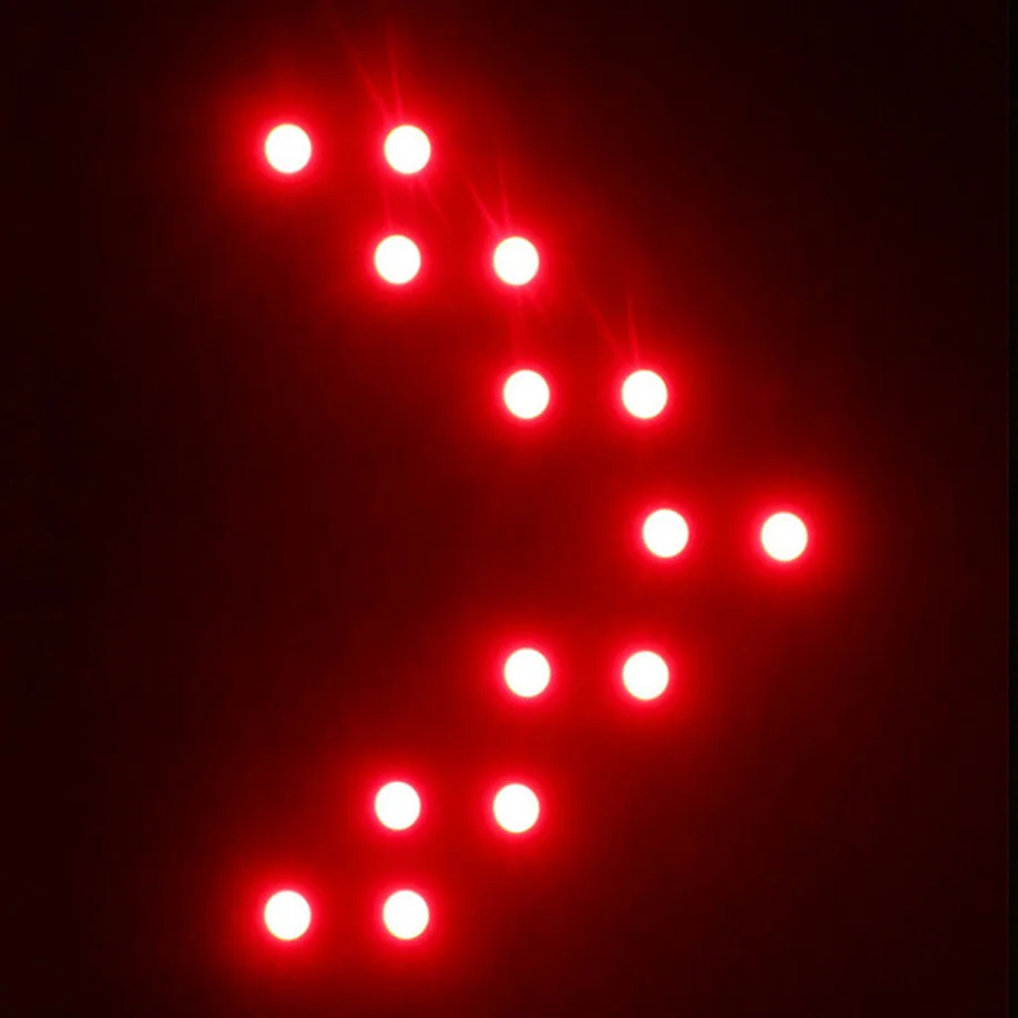 2 шт. 14 SMD светодиодный индикатор со стрелкой в виде зеркала заднего вида сигнал