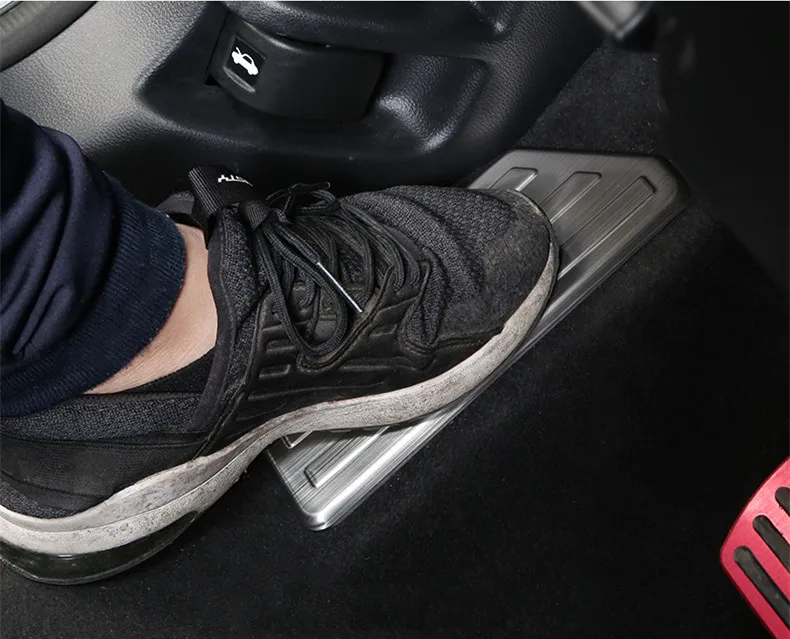 Левая ножная педаль из нержавеющей стали автомобильный Стайлинг для Honda CRV CR-V 2017