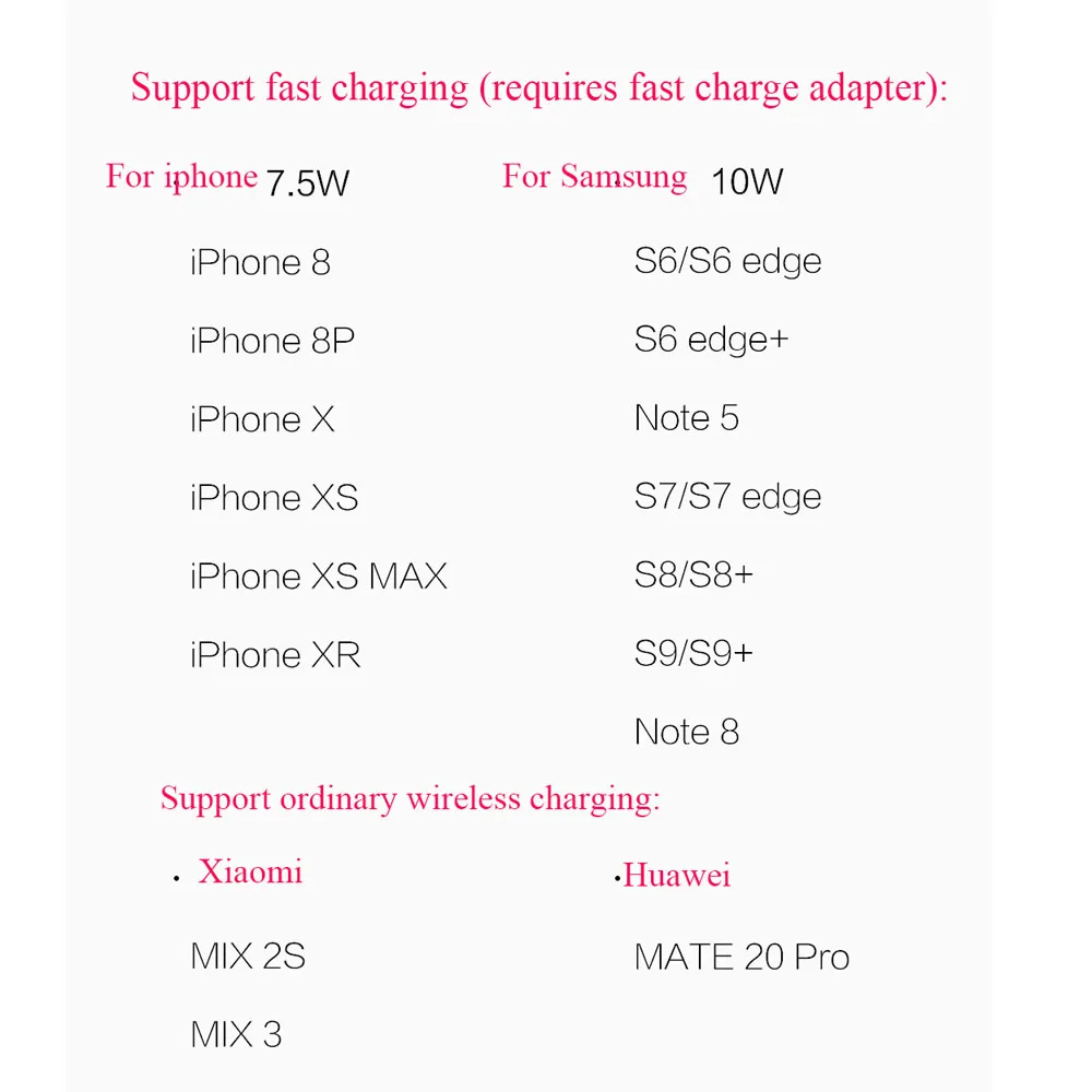 

Original Yeelight Wireless Fast Charger Phone Quick Charge Magnetic Attraction LED Night Light for Iphone X Samsung