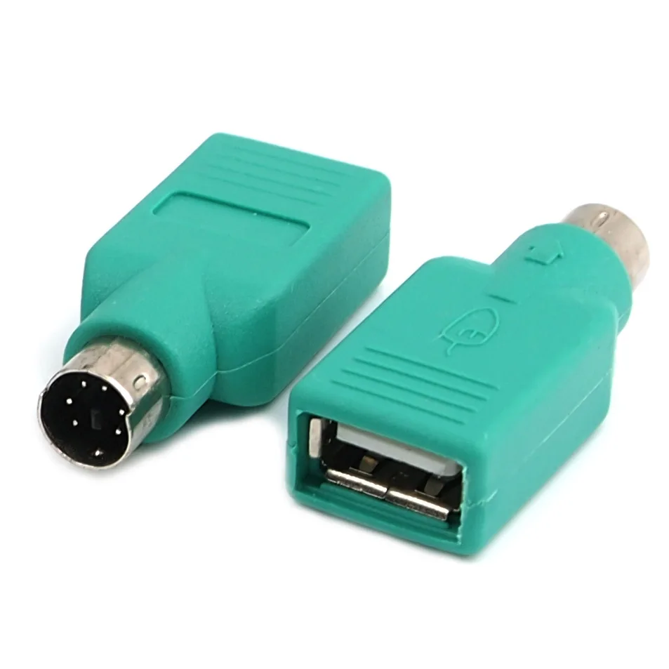 1 шт. USB женский для PS2 PS/2 Мужской адаптер конвертер клавиатуры мыши|mouse removal|keyboard